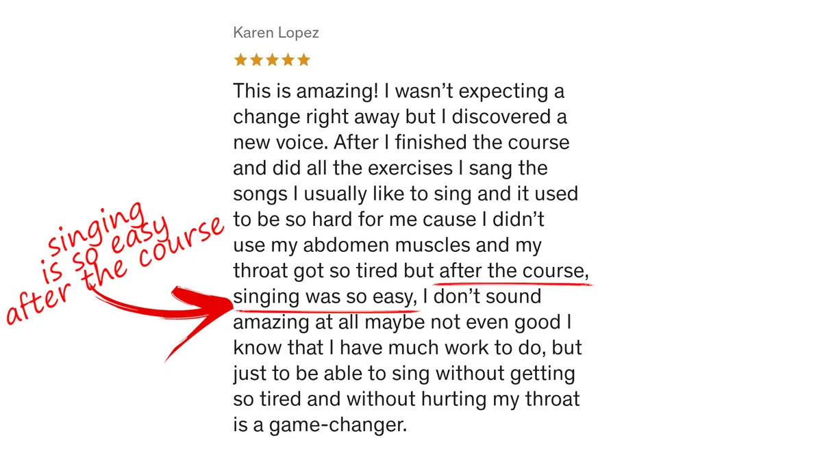 5-star review from Karen Lopez